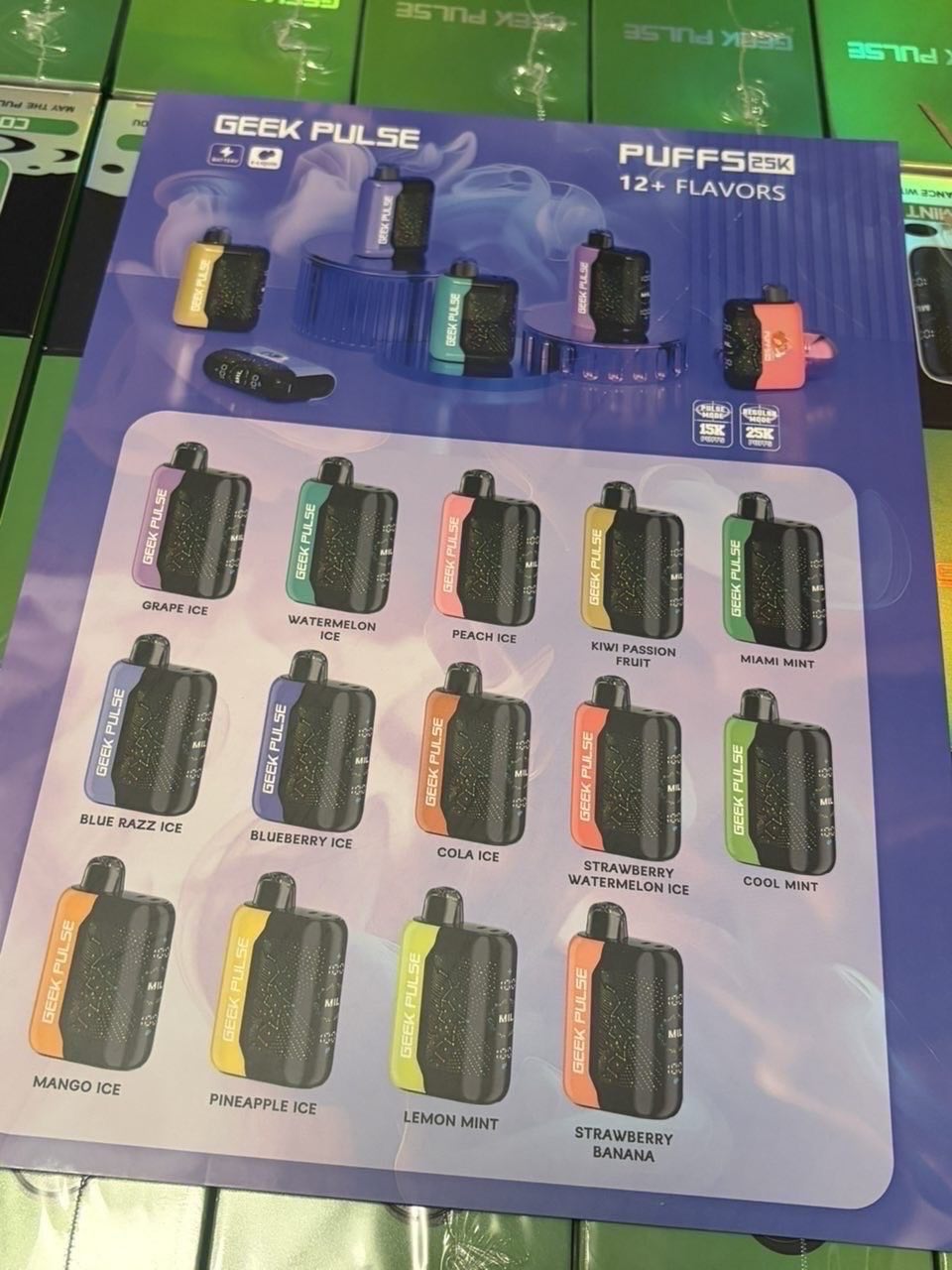 *AUTHENTIC* GEEK BARS PULSE X 😮‍💨 25,000 PUFFS 💨  - photo 2