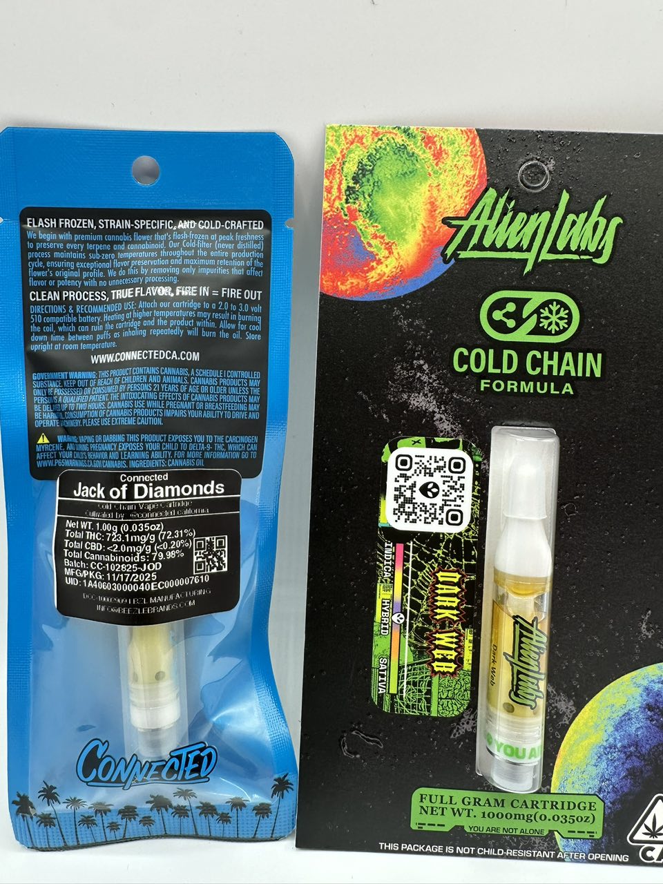 ⬆️ALIEN LABS 🥼 👽 🧪 & CONNECTED 🔌 1G CARTRIDGES 🥊‼️ - photo 2