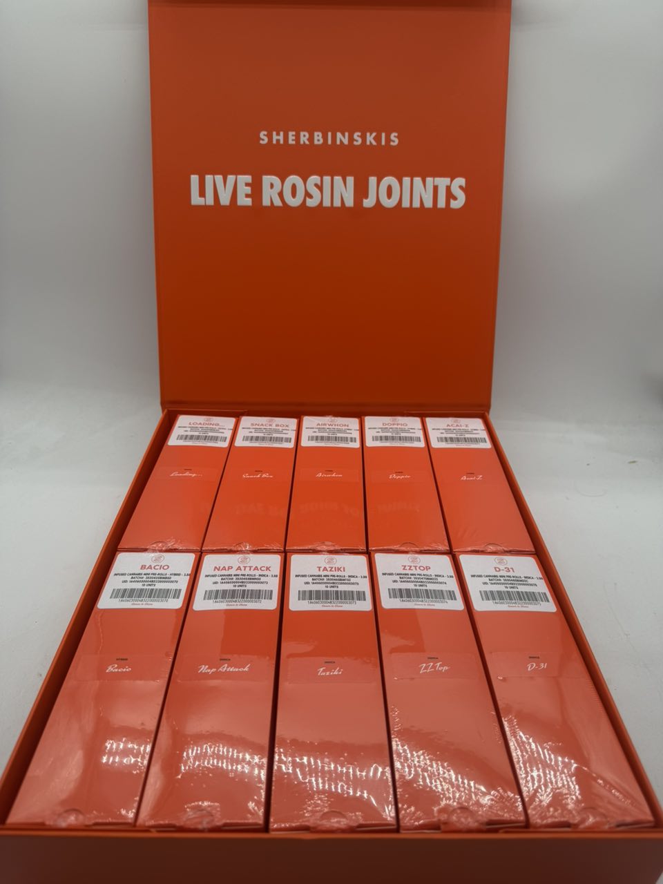 Sherbinski preroll — gallery photo 4 of prerolls from Real Duck Distro