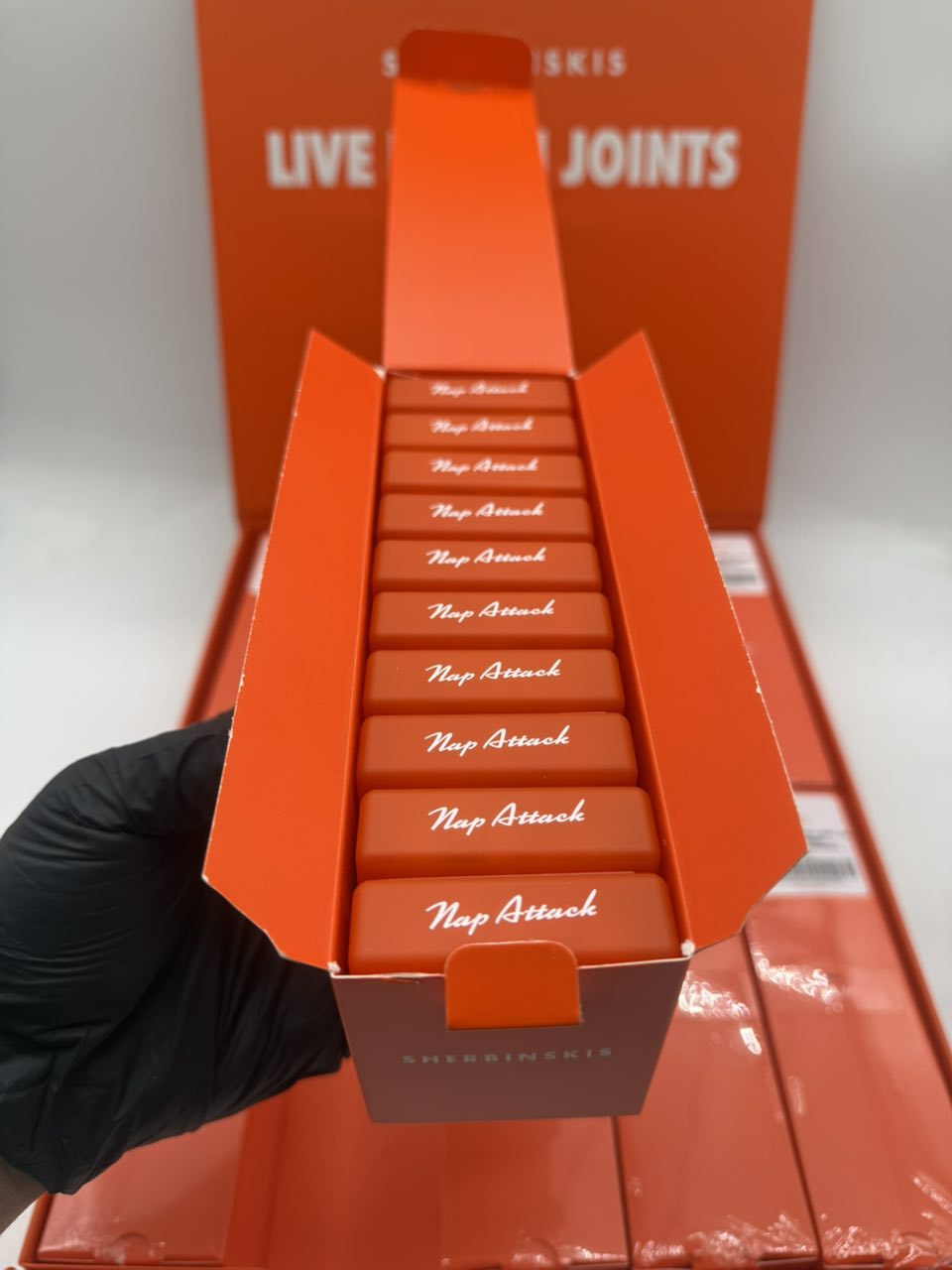 Sherbinski preroll — gallery photo 5 of prerolls from Real Duck Distro